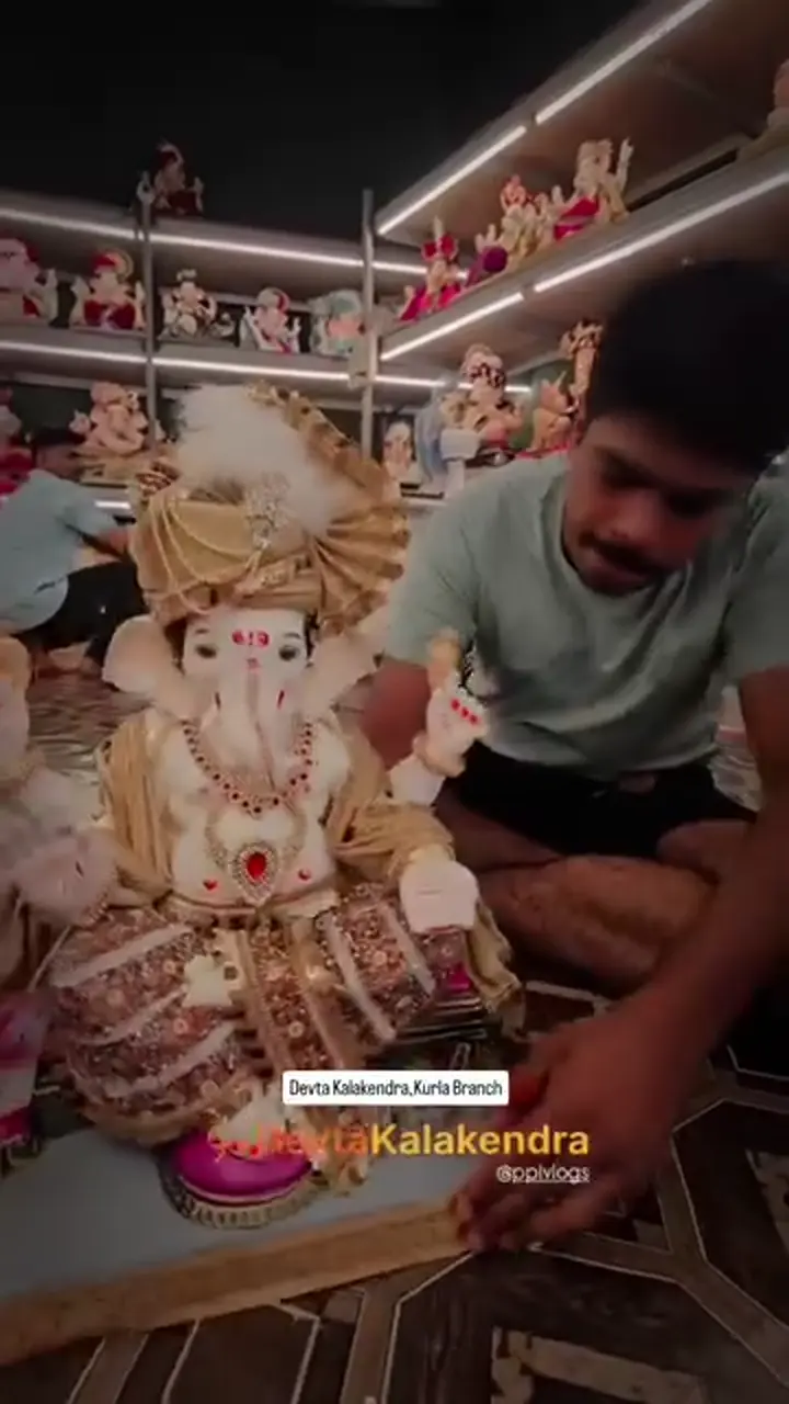 Home-bucket visarjan of a Devta clay Ganpati shared by a customer